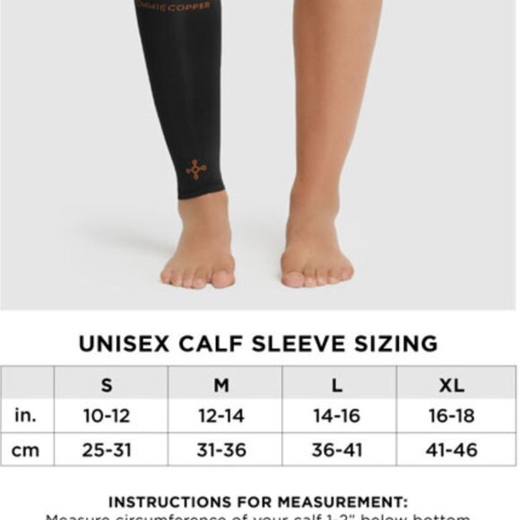 A Pair of Tommie Copper Performance Calf Sleeves Safety Pink Size M  New - Picture 7 of 7